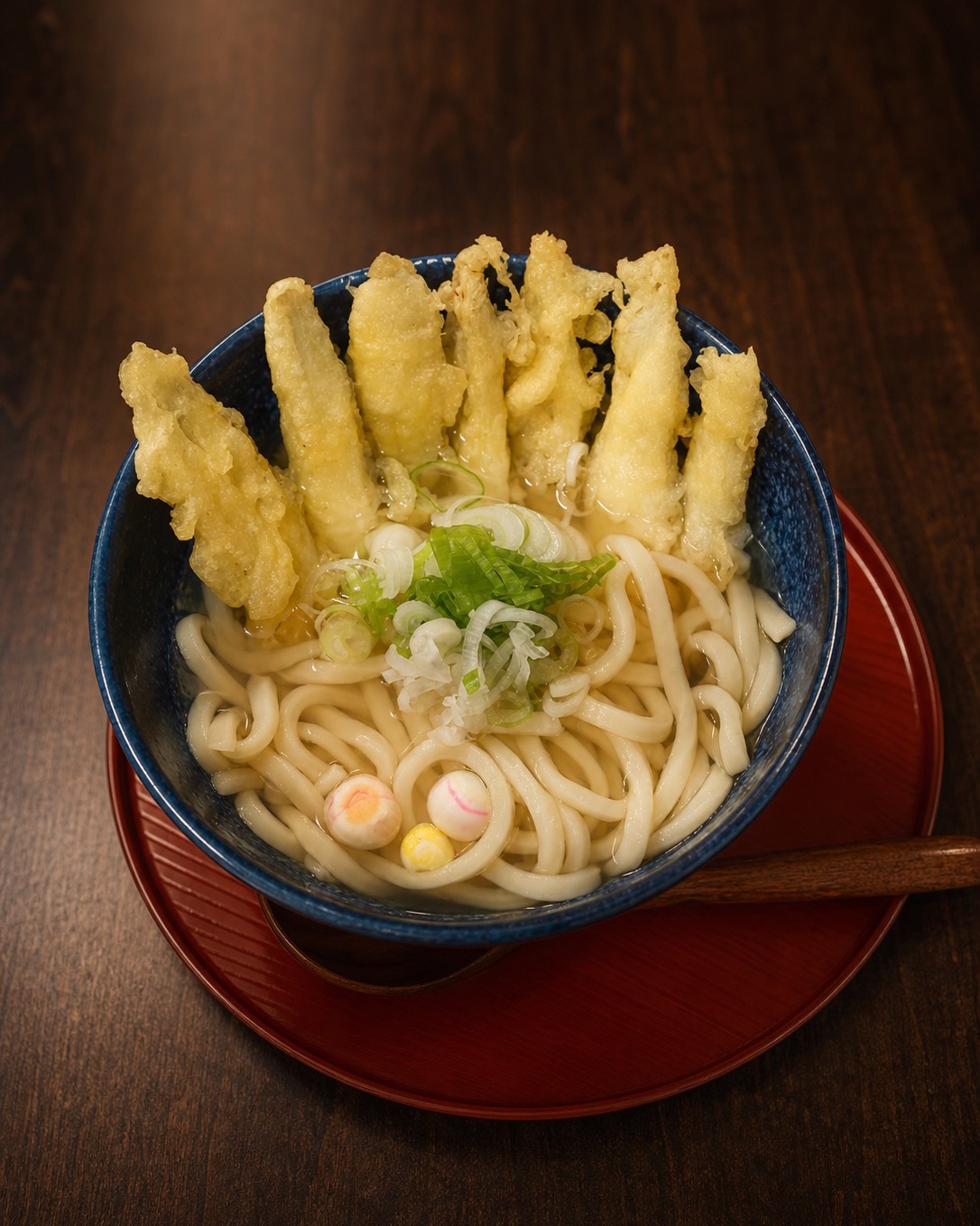 かつお出汁が香るごぼう天うどん